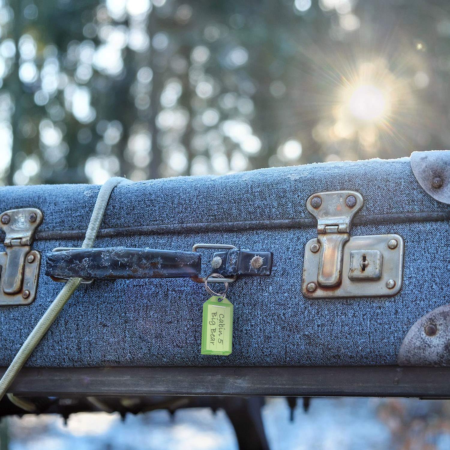 Amazon | Lucky Lineキータグwith Flap &分割リング; 2パック